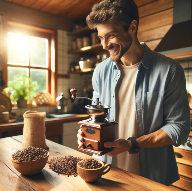 Cómo preparar una taza de café de alta calidad con un molinillo de café de manivela