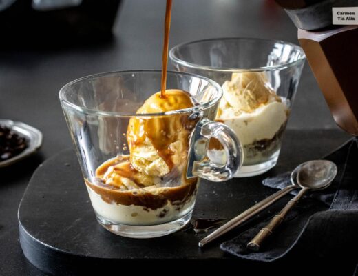 Cómo hacer un affogato de café